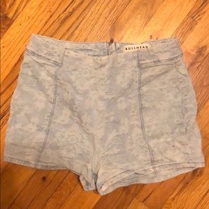 High rise short shorts